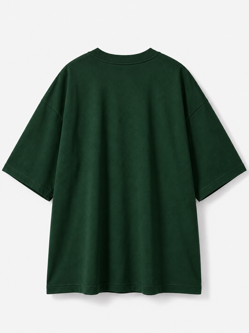 Everyday Essentials Oversized T-Shirt - Deep Green