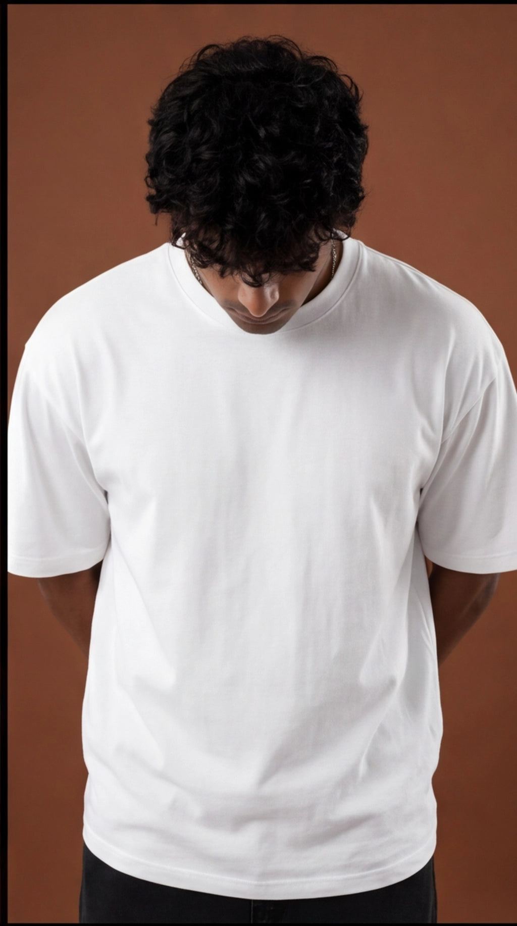 Delhi Skyline Graphic Oversized T-Shirt – White Urban Streetwear Tee