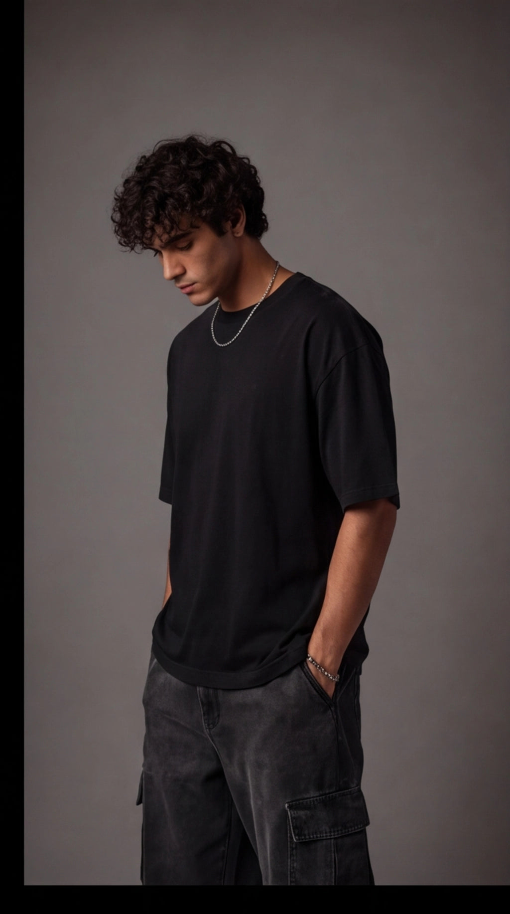 Chaos Garden Oversized T-Shirt – Cyber Floral Streetwear Tee