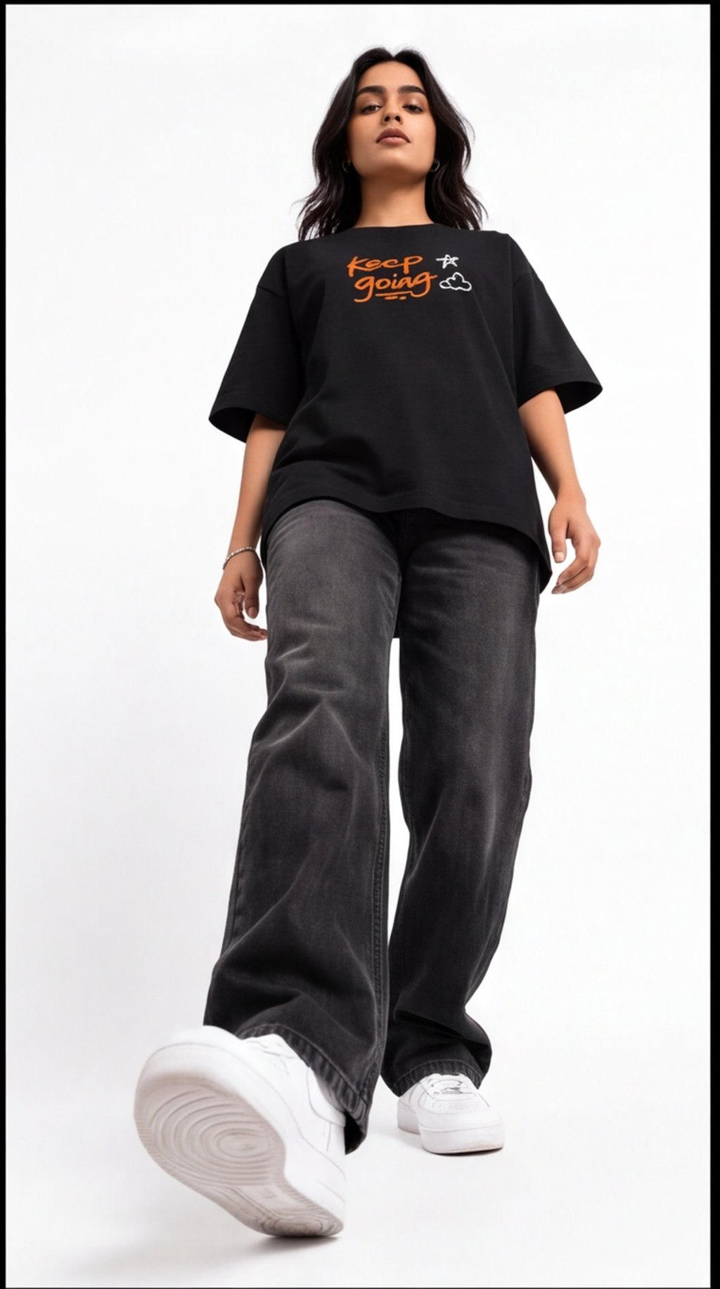 Hopeless Romantic Graphic Oversized T-Shirt – Black Aesthetic Streetwear Tee