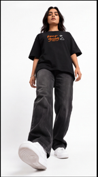 Hopeless Romantic Graphic Oversized T-Shirt – Black Aesthetic Streetwear Tee