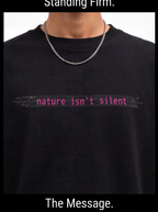 Chaos Garden Oversized T-Shirt – Cyber Floral Streetwear Tee