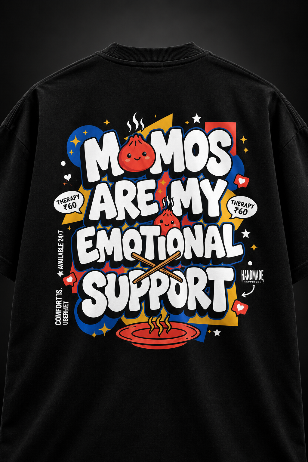 Momos Foodie Graphic T-Shirt