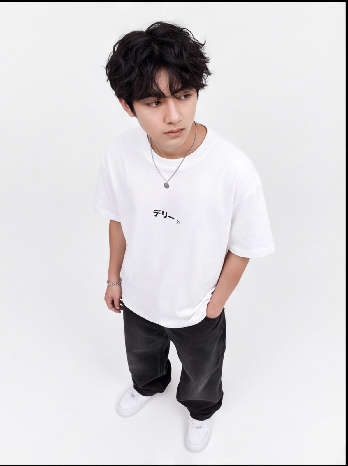 Delhi Skyline Graphic Oversized T-Shirt – White Urban Streetwear Tee