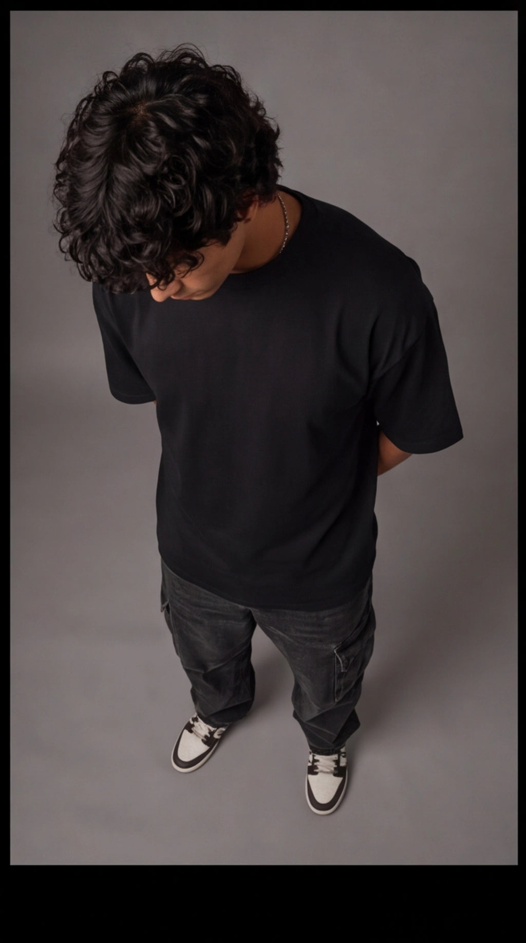 Wild Youth Oversized T-Shirt – Black Vintage Streetwear Graphic Tee