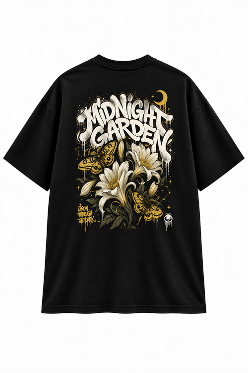 Midnight Garden Oversized T-Shirt