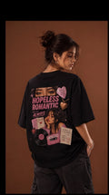 Hopeless Romantic Graphic Oversized T-Shirt – Black Aesthetic Streetwear Tee