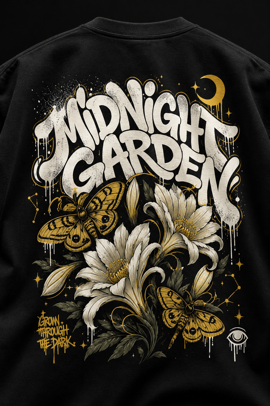 Midnight Garden Oversized T-Shirt