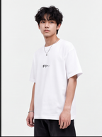 Delhi Skyline Graphic Oversized T-Shirt – White Urban Streetwear Tee