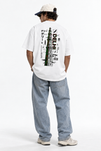 Delhi Skyline Oversized T-Shirt