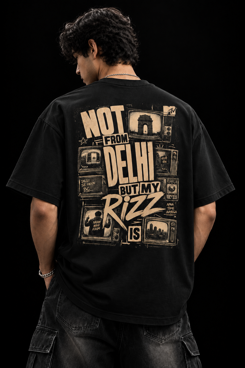 Delhi Rizz Graphic T-Shirt