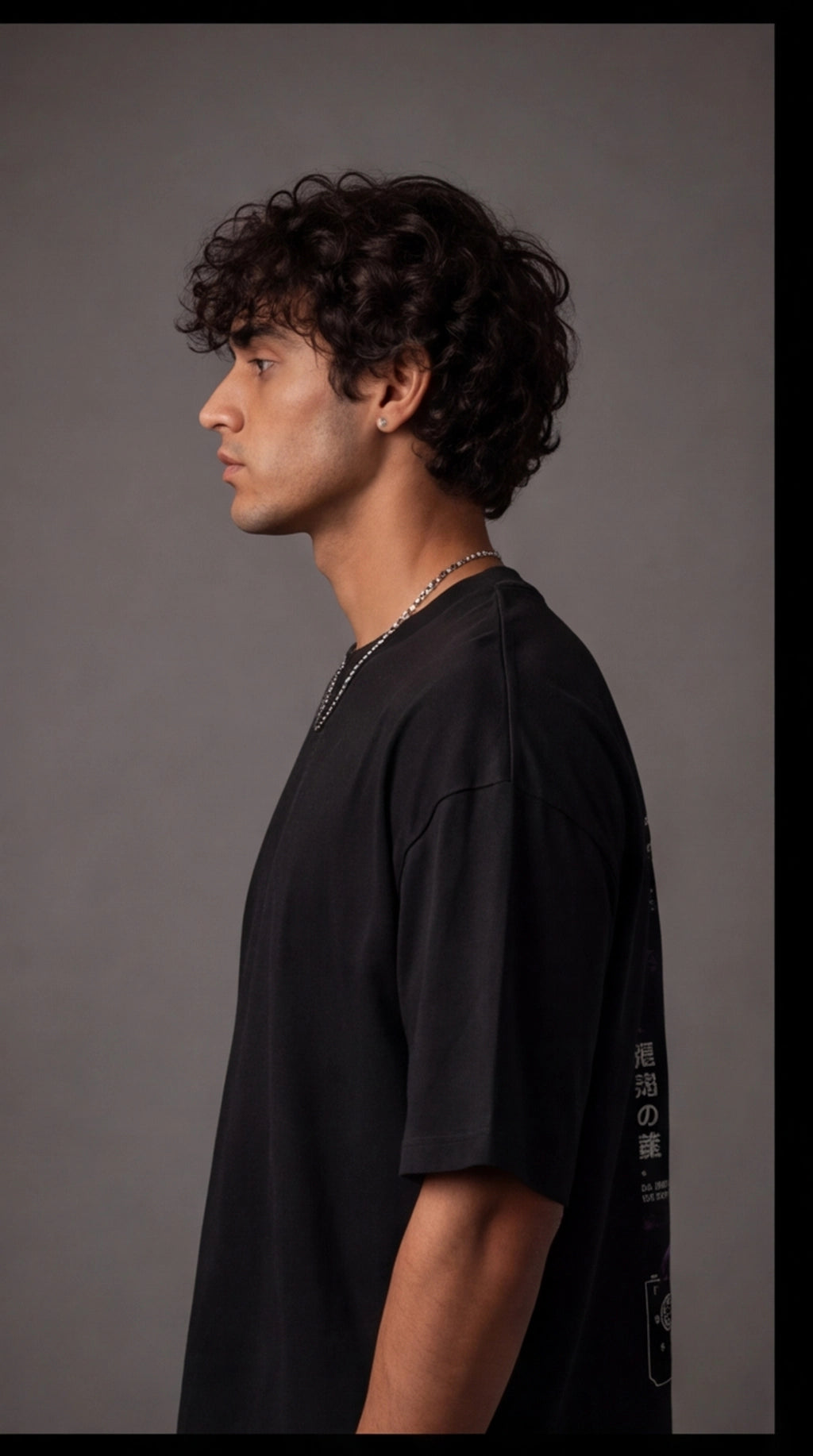 Chaos Garden Oversized T-Shirt – Cyber Floral Streetwear Tee