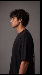 Chaos Garden Oversized T-Shirt – Cyber Floral Streetwear Tee