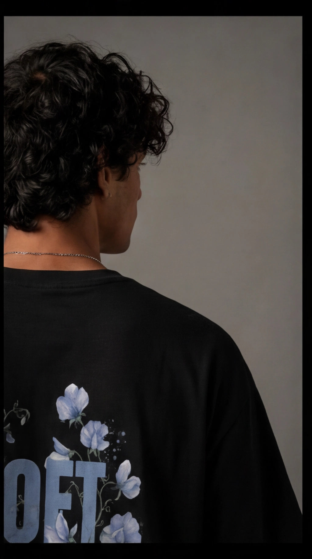 Soft Mood Oversized T-Shirt – Floral Aesthetic Graphic Tee