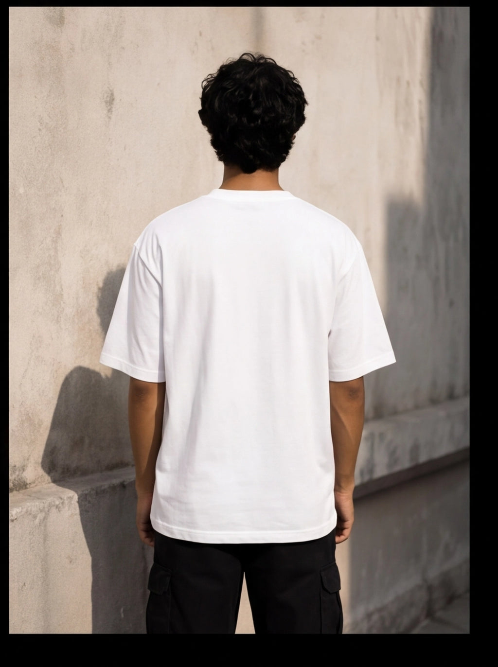 Chole Bhature Is My Love Language Oversized T-Shirt – White Graphic Tee