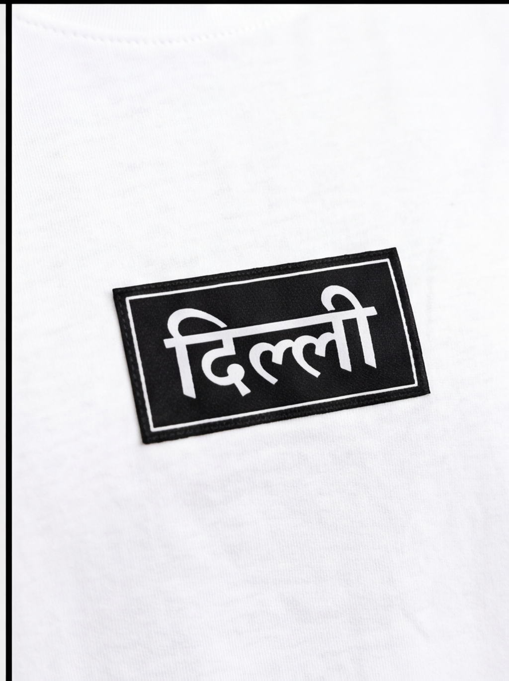 Qutub Minar Heritage Oversized T-Shirt – White Urban Graphic Tee