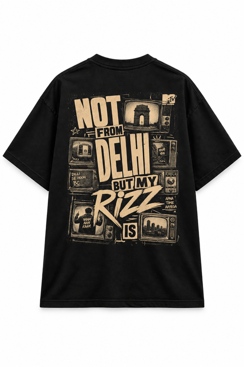 Delhi Rizz Graphic T-Shirt