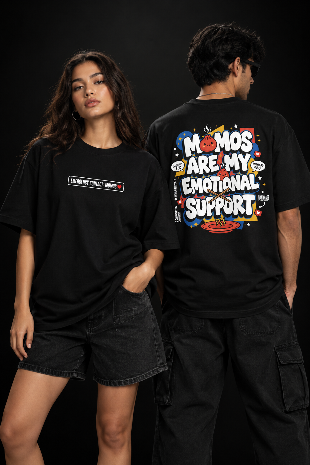 Momos Foodie Graphic T-Shirt