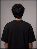 Loading Happiness Graphic Oversized T-Shirt - Black