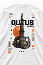 Qutub Minar Oversized T-Shirt