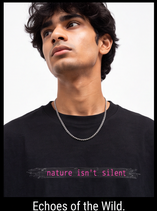 Chaos Garden Oversized T-Shirt – Cyber Floral Streetwear Tee
