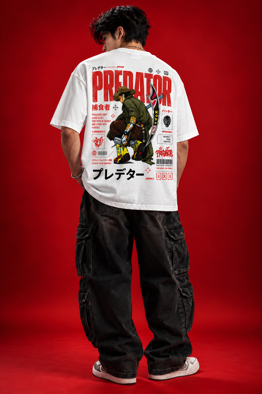 Predator Samurai Oversized T-Shirt