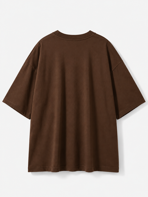 Everyday Essentials Oversized T-Shirt - Brown