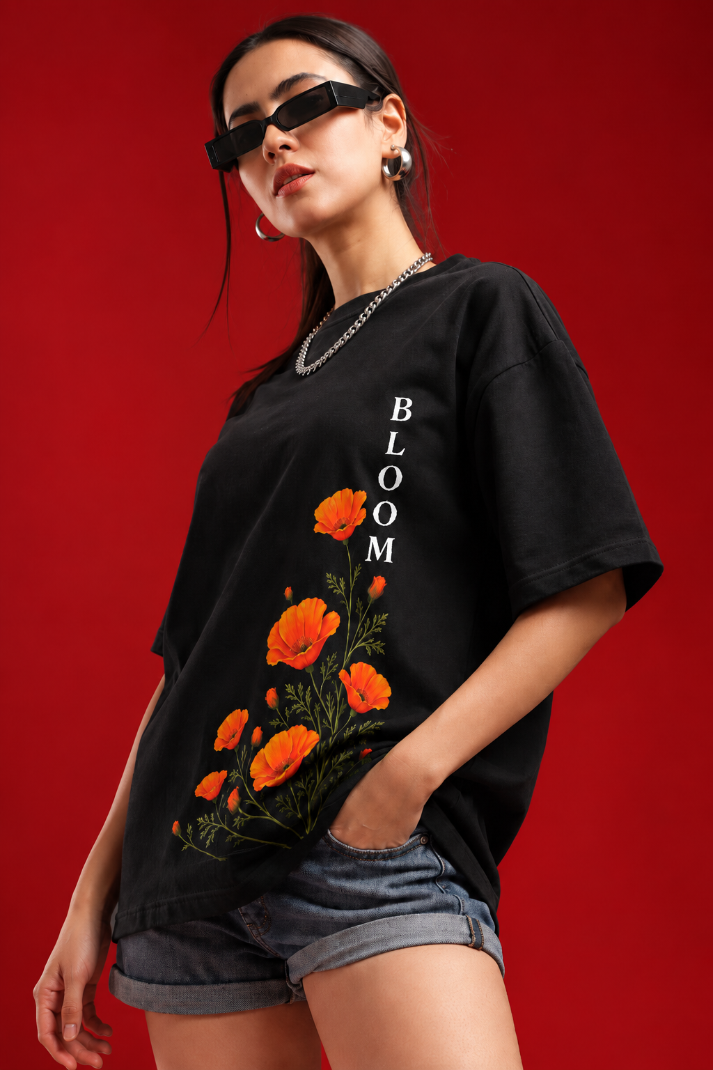 Bloom Floral Oversized T-Shirt