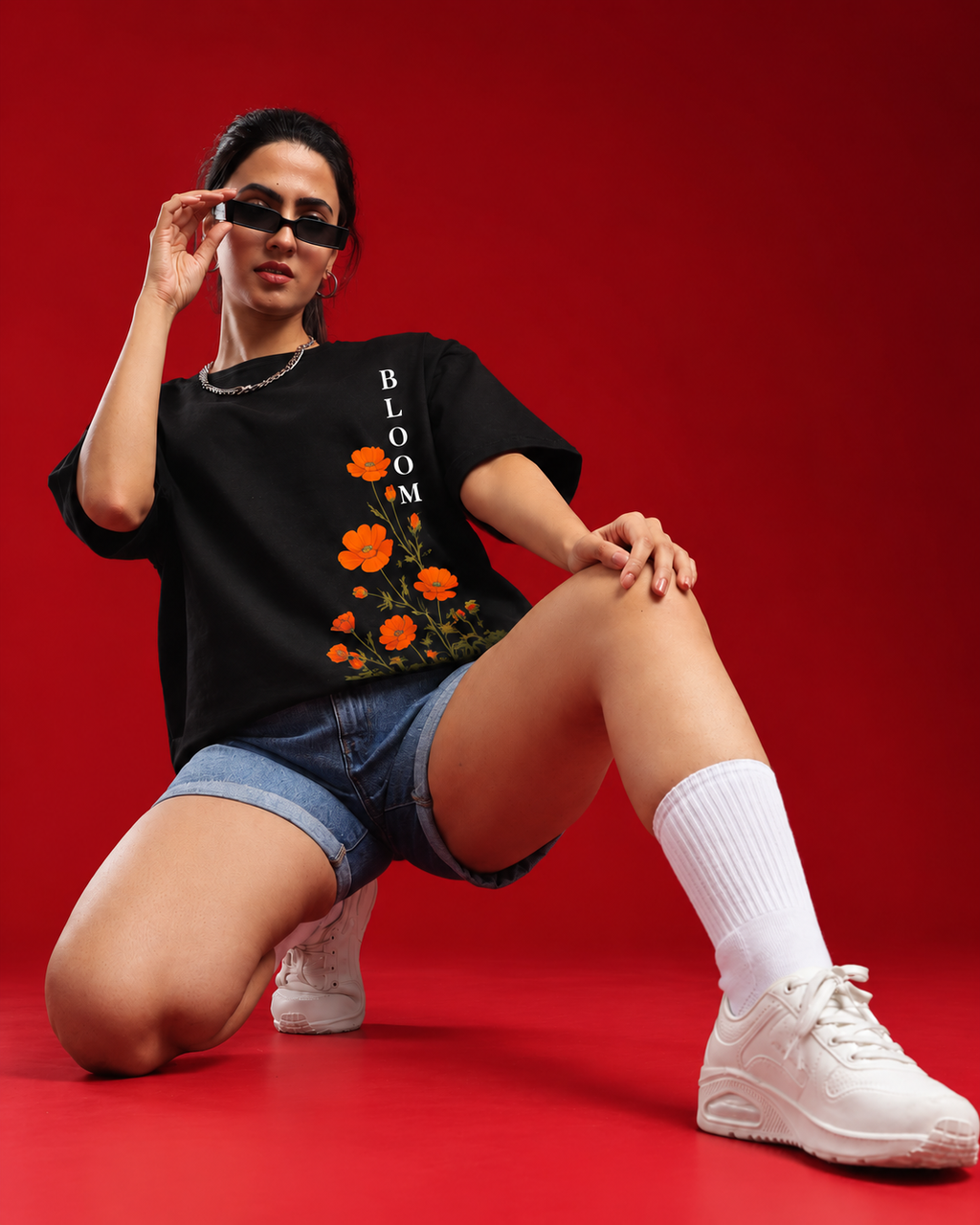 Bloom Floral Oversized T-Shirt