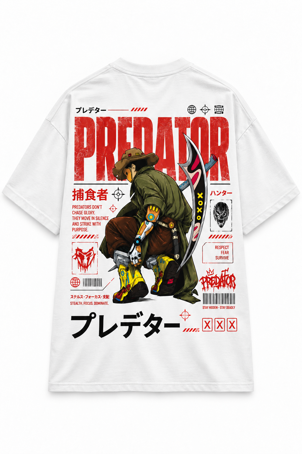 Predator Samurai Oversized T-Shirt