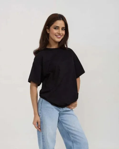 Everyday Essentials Plain Oversized T-Shirt – 6 Colors