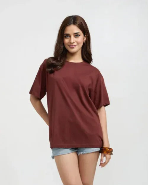 Everyday Essentials Plain Oversized T-Shirt – 6 Colors