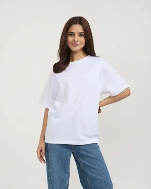 Everyday Essentials Plain Oversized T-Shirt – 6 Colors