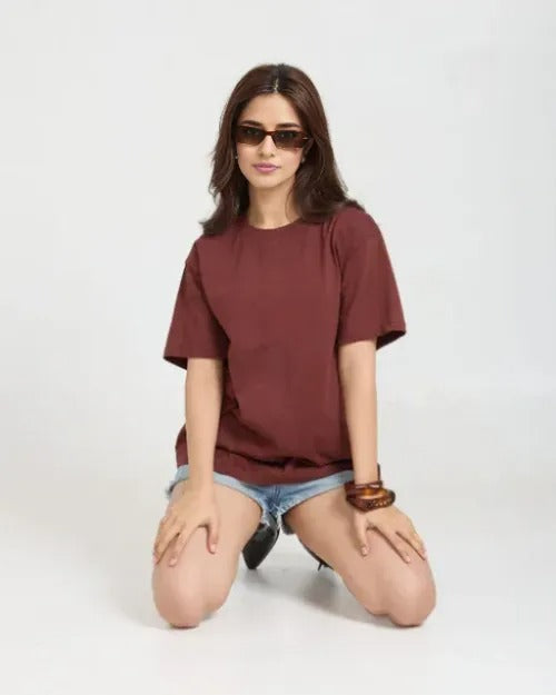 Everyday Essentials Plain Oversized T-Shirt – 6 Colors