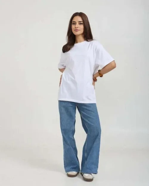 Everyday Essentials Plain Oversized T-Shirt – 6 Colors