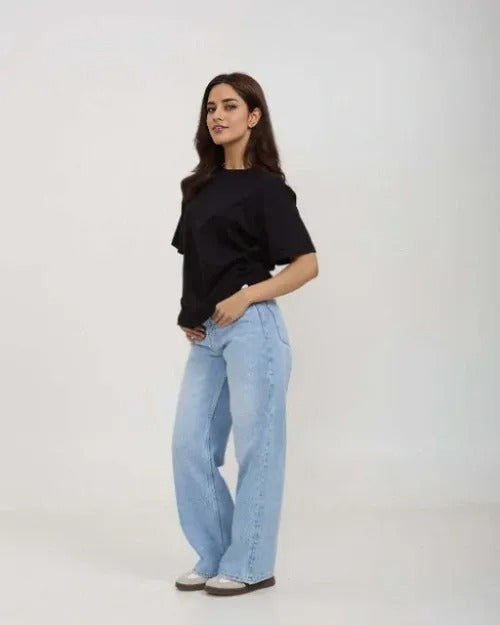 Everyday Essentials Plain Oversized T-Shirt – 6 Colors