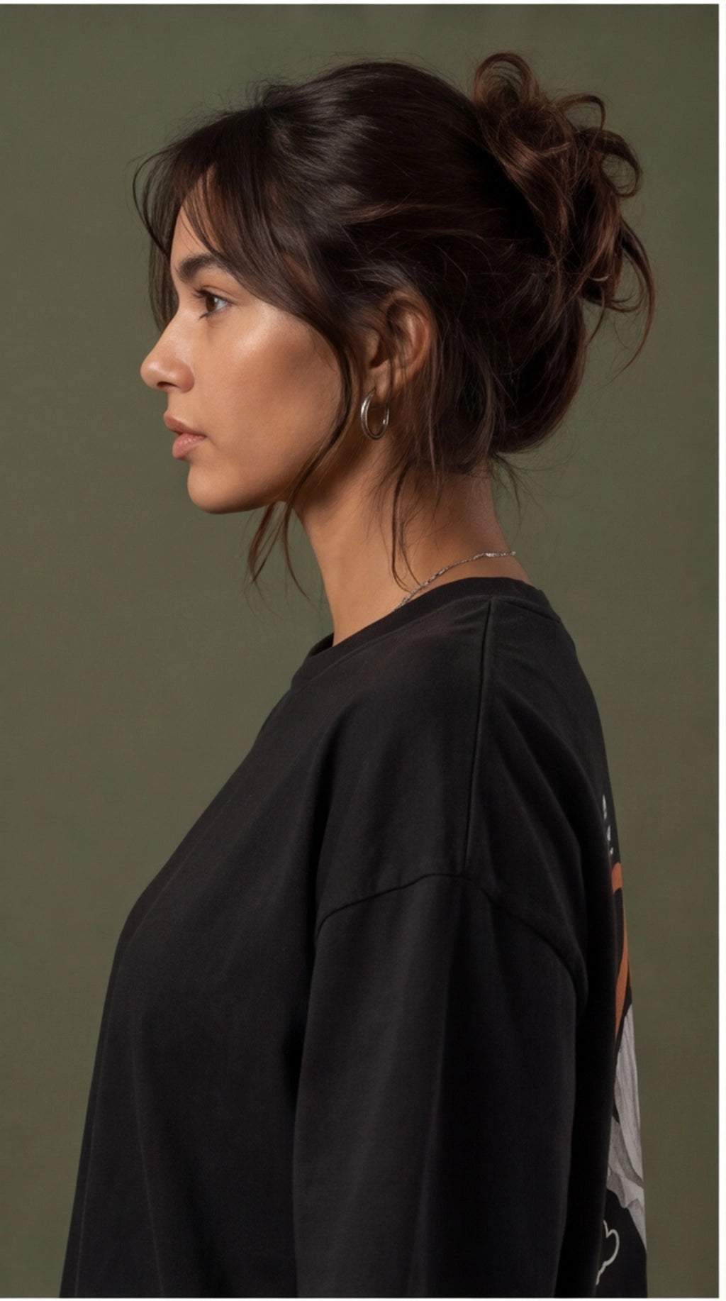 Dream On Floral Oversized T-Shirt – Black Aesthetic Graphic Tee