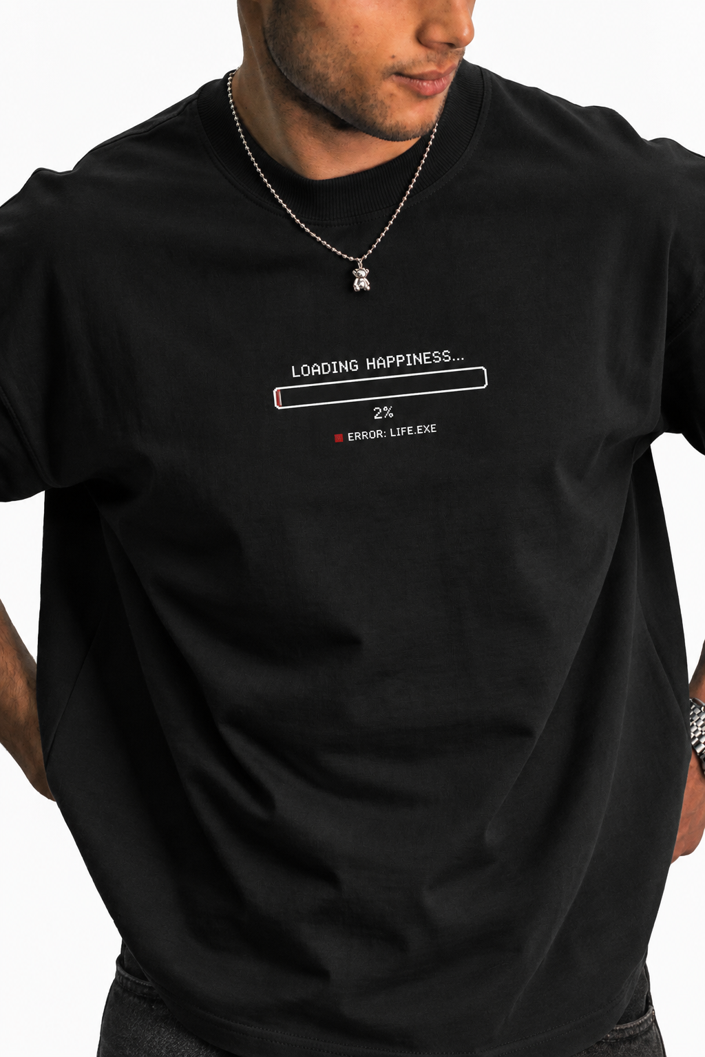 Loading Happiness Oversized T-Shirt
