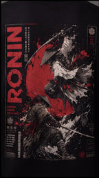 Ronin Shadow Oversized T-Shirt – Japanese Samurai Streetwear Graphic Tee