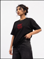 Wild Youth Oversized T-Shirt – Black Vintage Streetwear Graphic Tee